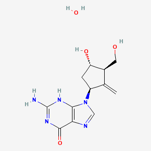 molecular formula C12H17N5O4 B1671360 恩替卡韦 CAS No. 209216-23-9