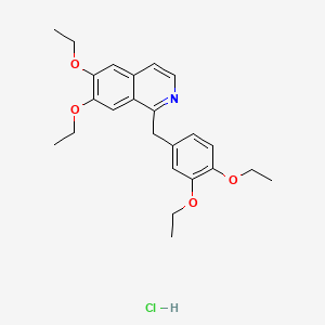 molecular formula C24H30ClNO4 B1671395 盐酸依他韦林 CAS No. 985-13-7