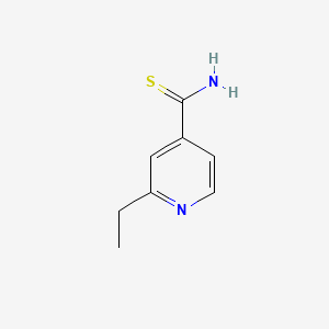 molecular formula C8H10N2S B1671405 乙硫异烟胺 CAS No. 536-33-4
