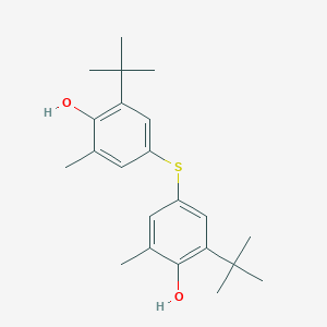 molecular formula C22H30O2S B167143 4,4'-硫代双(2-叔丁基-6-甲基苯酚) CAS No. 96-66-2