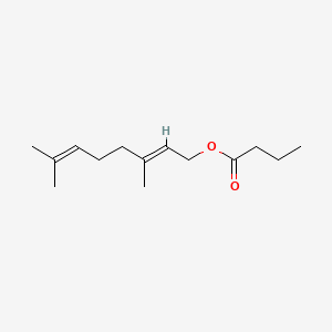 molecular formula C14H24O2 B1671448 丁酸香叶酯 CAS No. 106-29-6