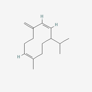 B1671450 1-Methyl-5-methylene-8-(1-methylethyl)-1,6-cyclodecadiene CAS No. 37839-63-7