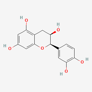 molecular formula C15H14O6 B1671481 （-）表儿茶素 CAS No. 490-46-0
