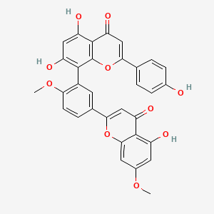 molecular formula C32H22O10 B1671510 Ginkgetin CAS No. 481-46-9