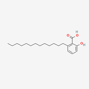 B1671516 2-Hydroxy-6-tridecylbenzoic acid CAS No. 20261-38-5