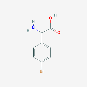 B167152 2-amino-2-(4-bromophenyl)acetic Acid CAS No. 129592-99-0