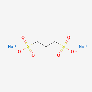 molecular formula C3H6Na2O6S2 B1671554 依泊地酯二钠 CAS No. 36589-58-9