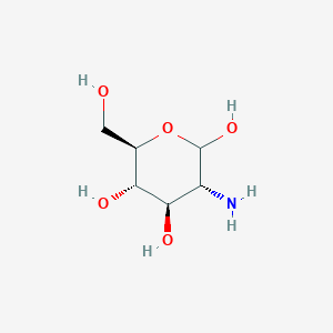 molecular formula C6H13NO5 B1671600 D-葡萄糖胺 CAS No. 3416-24-8