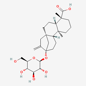 molecular formula C38H60O18 B1671602 葡萄糖基甜菊糖苷 CAS No. 60129-60-4