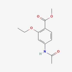 molecular formula C12H15NO4 B1671619 乙氧甲巴 CAS No. 59-06-3