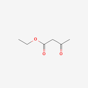 molecular formula C6H10O3<br>CH3COCH2COOC2H5<br>C6H10O3 B1671637 乙酰乙酸乙酯 CAS No. 141-97-9