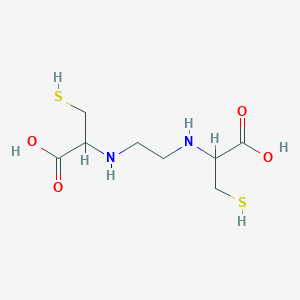 molecular formula C8H16N2O4S2 B1671645 乙二胺二乙酸 CAS No. 14344-48-0
