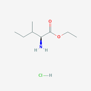 molecular formula C8H18ClNO2 B1671650 盐酸 L-异亮氨酸乙酯 CAS No. 56782-52-6