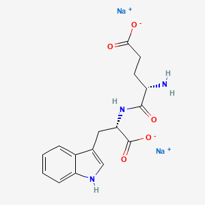 molecular formula C16H17N3Na2O5 B1671654 Glufanide disodium CAS No. 237068-57-4