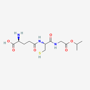 molecular formula C13H23N3O6S B1671673 单异丙酯谷胱甘肽 CAS No. 97451-46-2