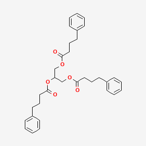 molecular formula C33H38O6 B1671681 Fenilbutirato de glicerol CAS No. 611168-24-2