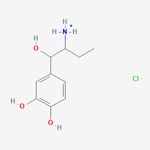 molecular formula C10H16ClNO3 B1671686 去甲肾上腺素盐酸盐 CAS No. 3198-07-0