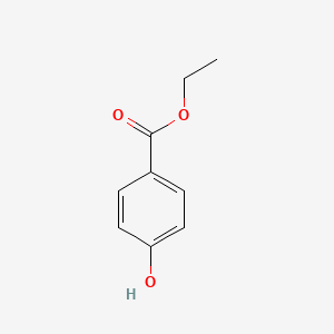 molecular formula C9H10O3 B1671687 Ethylparaben CAS No. 120-47-8