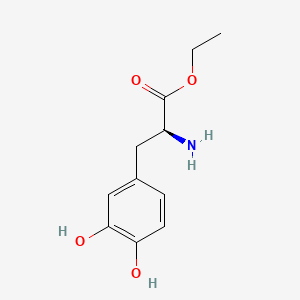 molecular formula C11H15NO4 B1671700 乙酰左旋多巴 CAS No. 37178-37-3