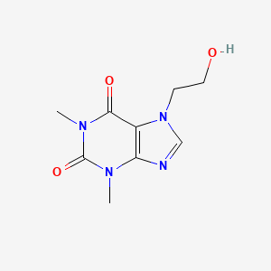 molecular formula C9H12N4O3 B1671713 埃托菲林 CAS No. 519-37-9