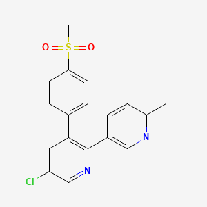molecular formula C18H15ClN2O2S B1671761 依托昔布 CAS No. 202409-33-4