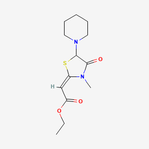molecular formula C13H20N2O3S B1671767 Etozoline CAS No. 73-09-6