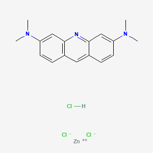 molecular formula C20H26BrCl2N3O B1671777 3-溴-9-((4-(二甲氨基)丁基)氨基)-5-甲氧基吖啶，二盐酸盐 CAS No. 10127-02-3