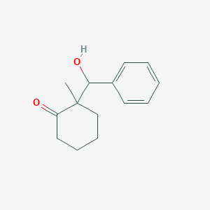 B167178 2-(Hydroxy(phenyl)methyl)-2-methylcyclohexanone CAS No. 132646-01-6