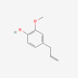 molecular formula C10H12O2 B1671780 丁香酚 CAS No. 97-53-0