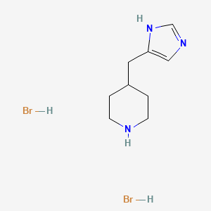 molecular formula C9H17Br2N3 B1671797 Immepip dihydrobromide CAS No. 164391-47-3