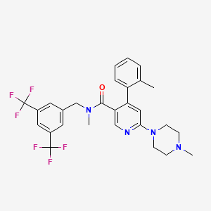 molecular formula C28H28F6N4O B1671798 Imnopitant CAS No. 290297-57-3