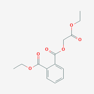 molecular formula C14H16O6 B167182 乙氧羰基甲基乙基邻苯二甲酸酯 CAS No. 84-72-0