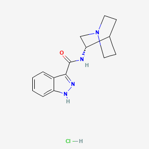 molecular formula C15H19ClN4O B1671853 Facinicline hydrochloride CAS No. 677305-02-1