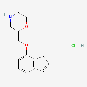 molecular formula C14H18ClNO2 B1671869 盐酸英地罗辛 CAS No. 65043-22-3