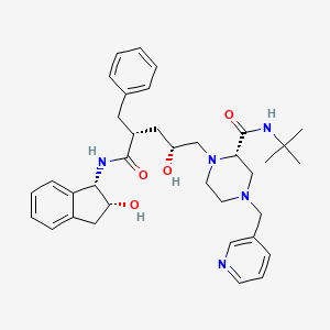 B1671878 Indinavir, threo- CAS No. 360558-79-8