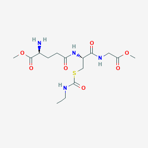 B167188 Glycine, N-(S-((ethylamino)carbonyl)-N-L-gamma-glutamyl-L-cysteinyl)-, dimethyl ester CAS No. 125974-23-4