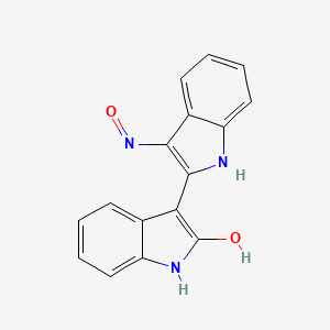B1671880 Indirubin-3'-monoxime CAS No. 160807-49-8