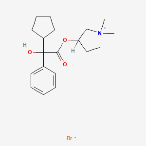 B1671915 Glycopyrrolate CAS No. 596-51-0