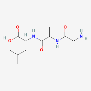 B1671919 Glycyl-alanyl-leucine CAS No. 22849-49-6
