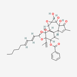 molecular formula C37H44O10 B1671983 元胡酚 CAS No. 60195-70-2