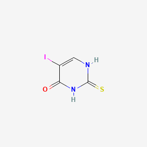molecular formula C4H3IN2OS B1672036 碘硫尿嘧啶 CAS No. 5984-97-4