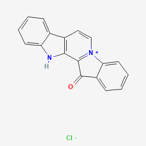 molecular formula C18H11ClN2O B1672061 Fascaplysine CAS No. 14719-57-2