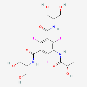 molecular formula C17H22I3N3O8 B1672082 碘帕醇 CAS No. 60166-93-0
