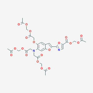molecular formula C30H30N2O19 B167209 Mag-fura-2-乙酰氧甲基酯 CAS No. 130100-20-8