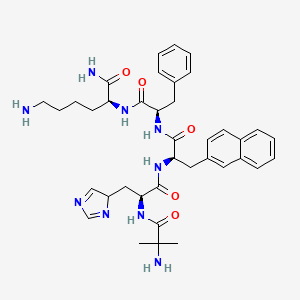 molecular formula C38H49N9O5 B1672098 Ipamorelin CAS No. 170851-70-4