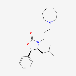molecular formula C22H34N2O2 B1672099 Ipenoxazone CAS No. 104454-71-9