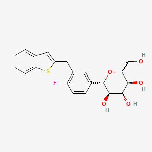 molecular formula C21H21FO5S B1672104 Ipragliflozin CAS No. 761423-87-4