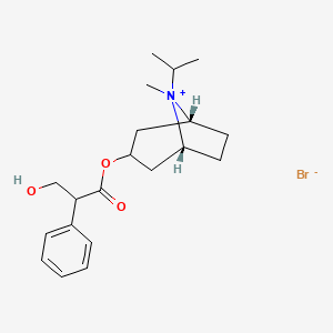 molecular formula C20H30BrNO3 B1672106 Ipratropium bromide CAS No. 22254-24-6
