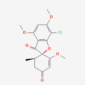 molecular formula C17H17ClO6 B1672149 Griseofulvin CAS No. 126-07-8