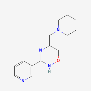molecular formula C14H20N4O B1672186 Iroxanadine CAS No. 276690-58-5